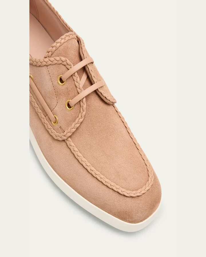 Palm Avenue Suede Boat Loafers - Image 5