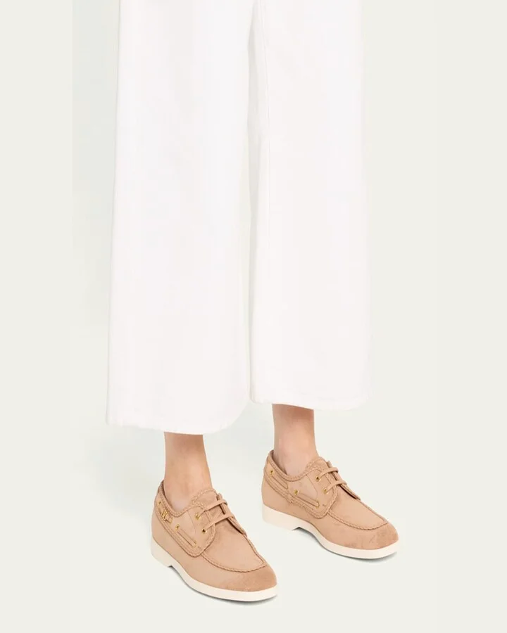 Palm Avenue Suede Boat Loafers - Image 7