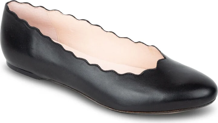 Palm Beach Scalloped Ballet Flat