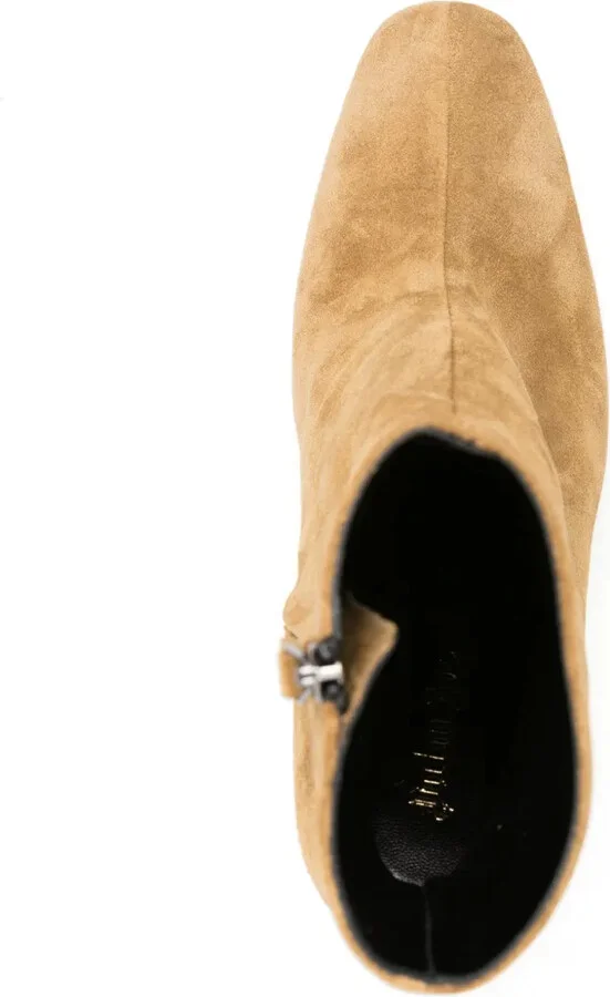 Palm-heel 105mm suede boots - Image 4