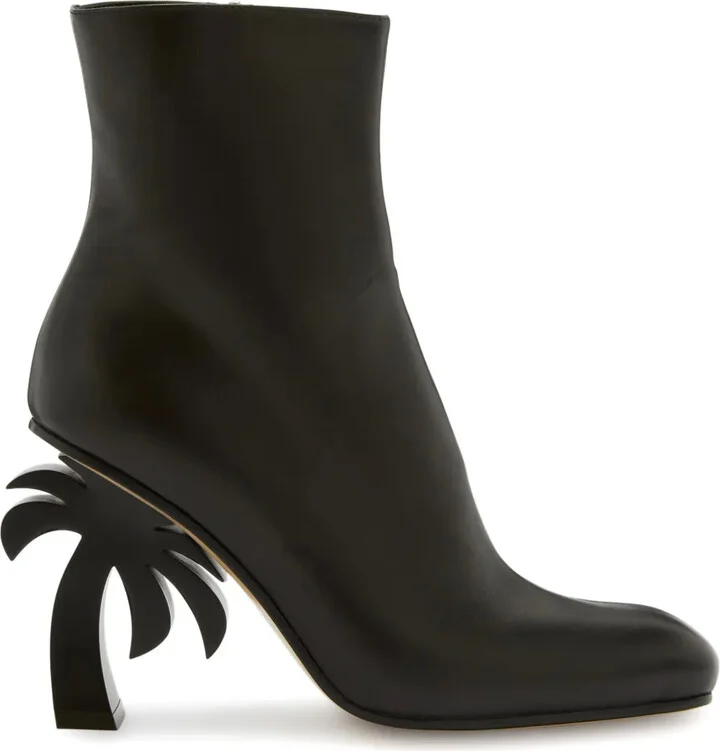 Palm-heel 95mm ankle boots