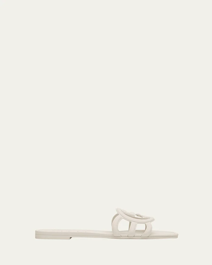 Palma GG Rubber Flat Slide Sandals