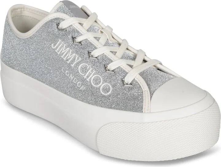 Palma Maxi Glitter Silver Sneakers - Image 2