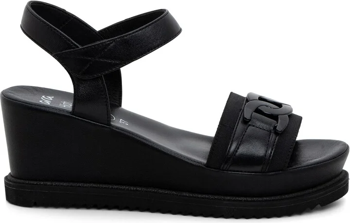 Palmdale Wedge Platform Sandal - Image 11