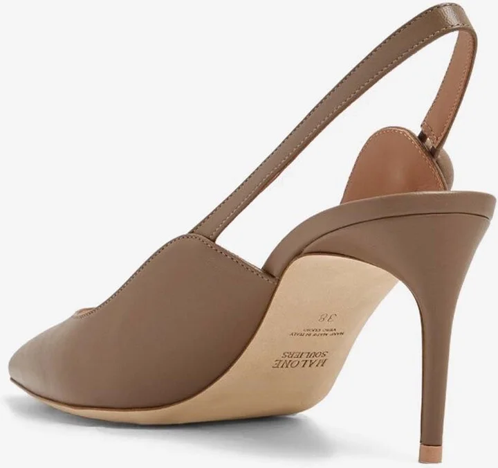 Palmer 70 Slingback Leather Pumps - Image 2
