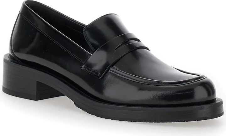 'palmer' Black Slip-on Loafers In Patent Leather Woman - Image 2