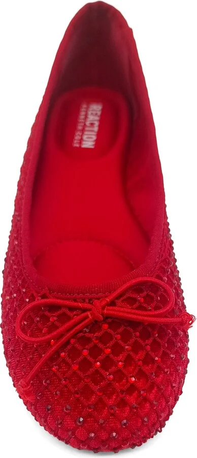 Palmer Mesh Rhinestone Diamond Mesh Ballet Flat - Image 3