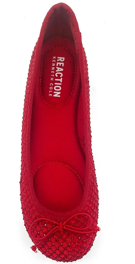 Palmer Mesh Rhinestone Diamond Mesh Ballet Flat - Image 6