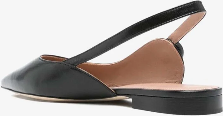 Palmer Pointed Leather Ballet Flats - Image 2
