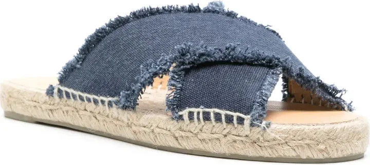 Palmera canvas espadrille slides - Image 2