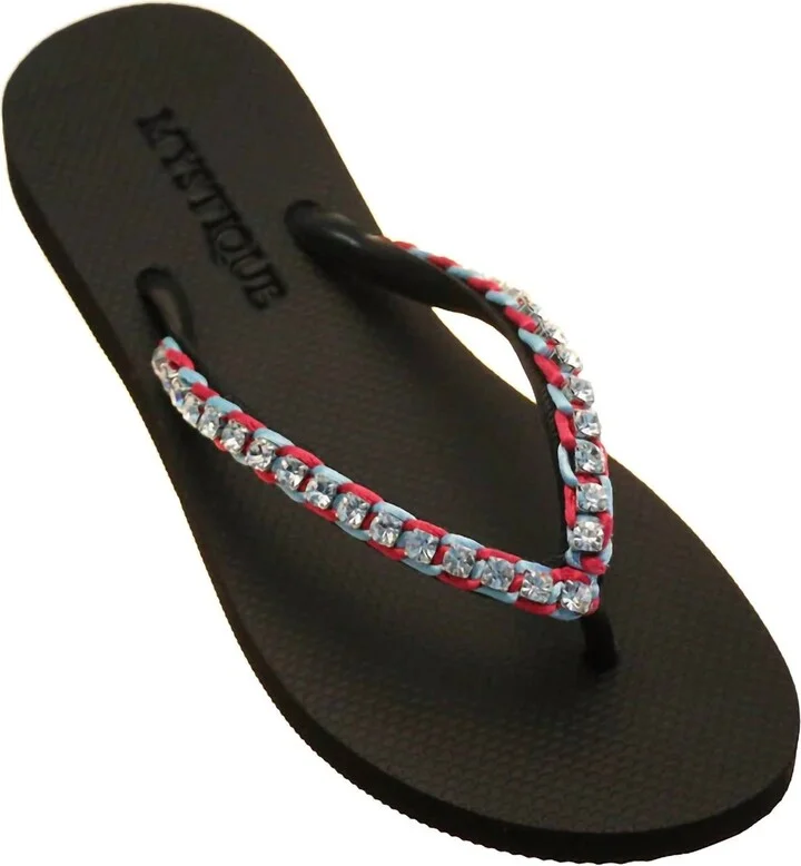 Palo Alto Sandal In Black / Blue Pink
