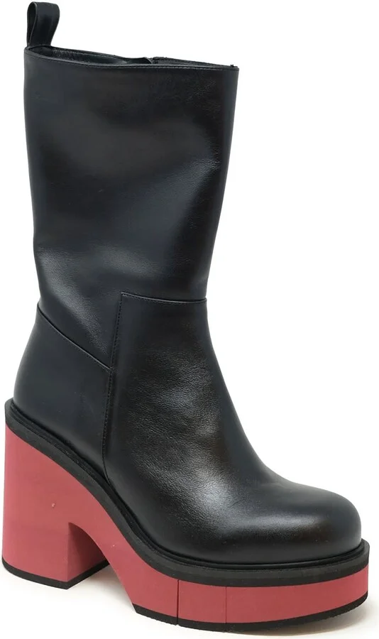 Paloma Barcelo 112302 Black Leather Brook Boots - Image 2