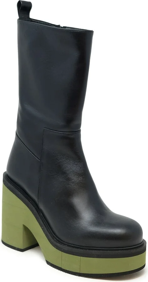Paloma Barcelo 112302 Black Leather Brook Boots - Image 2