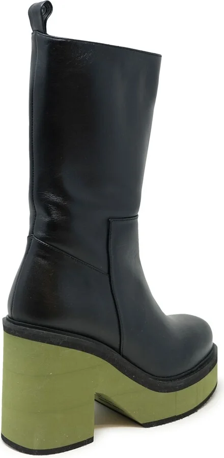 Paloma Barcelo 112302 Black Leather Brook Boots - Image 3