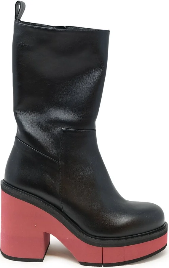 Paloma Barcelo 112302 Black Leather Brook Boots
