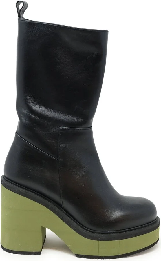 Paloma Barcelo 112302 Black Leather Brook Boots