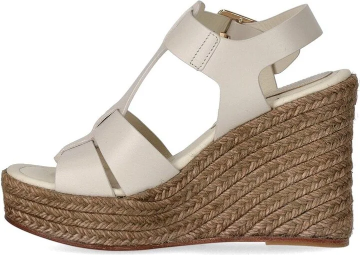 Paloma Barceló Alison White Wedge Sandal - Image 3