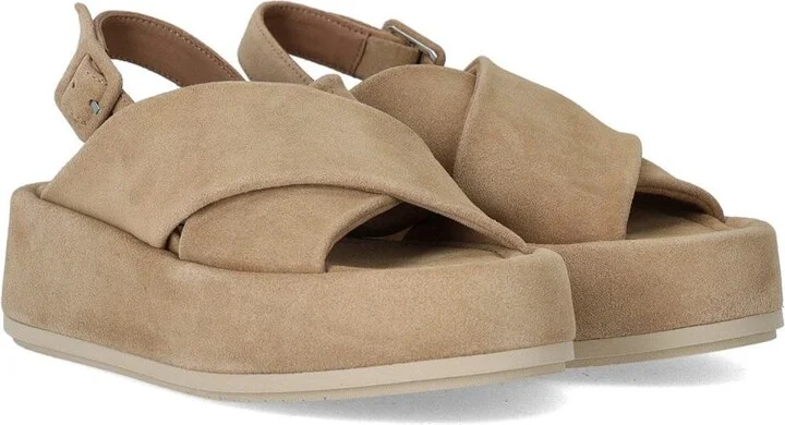 Paloma Barceló Basima Beige Platform Sandal - Image 2