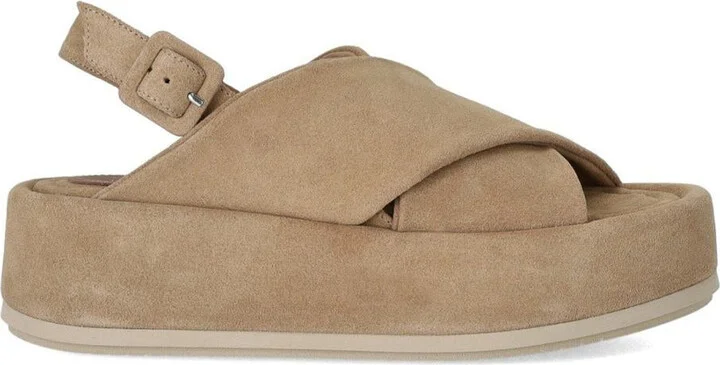 Paloma Barceló Basima Beige Platform Sandal