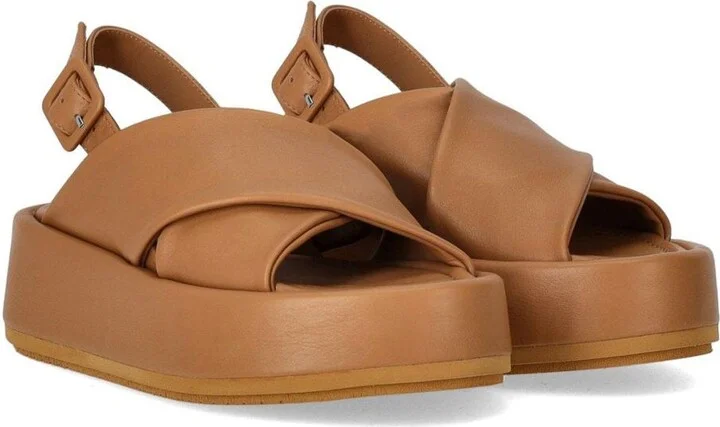 Paloma Barceló Basima Camel Platform Sandal - Image 2