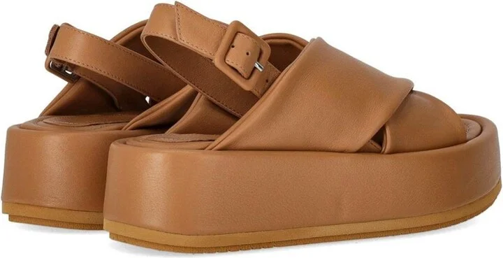 Paloma Barceló Basima Camel Platform Sandal - Image 4