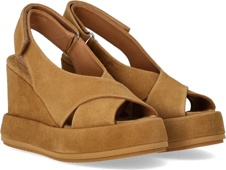 Paloma Barceló Cora Brown Wedge Sandal - Image 2