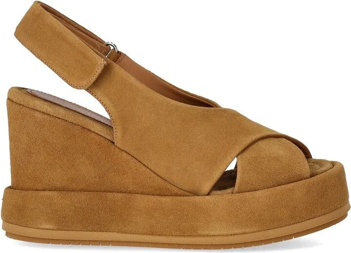 Paloma Barceló Cora Brown Wedge Sandal