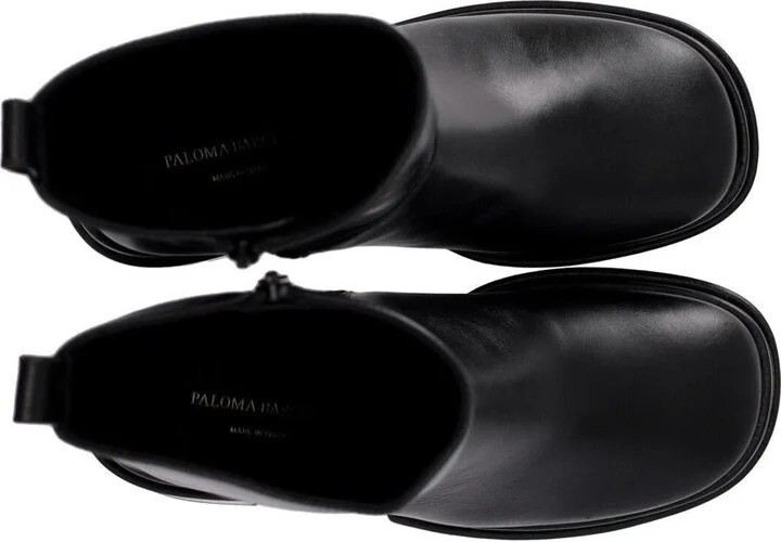 Paloma Barceló Eros Black Heeled Ankle Boot - Image 5