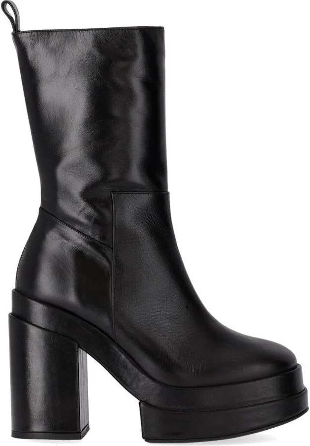 Paloma Barceló Eros Black Heeled Ankle Boot