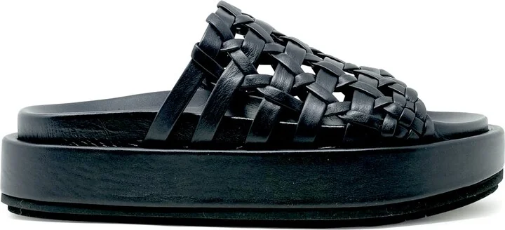 Paloma Barcelo Leather Nadira Flat Sandals