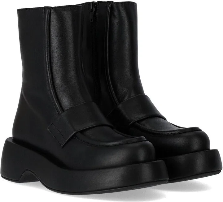 Paloma Barceló Mika Black Combat Boot - Image 2