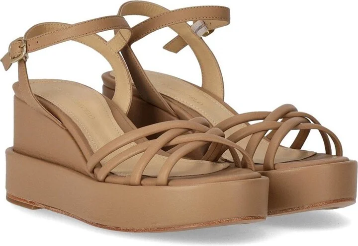 Paloma Barceló Nazaria Beige Wedge Sandal - Image 2
