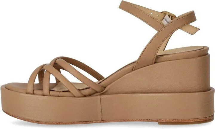 Paloma Barceló Nazaria Beige Wedge Sandal - Image 3
