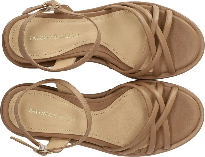 Paloma Barceló Nazaria Beige Wedge Sandal - Image 5