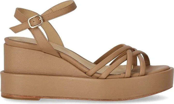 Paloma Barceló Nazaria Beige Wedge Sandal