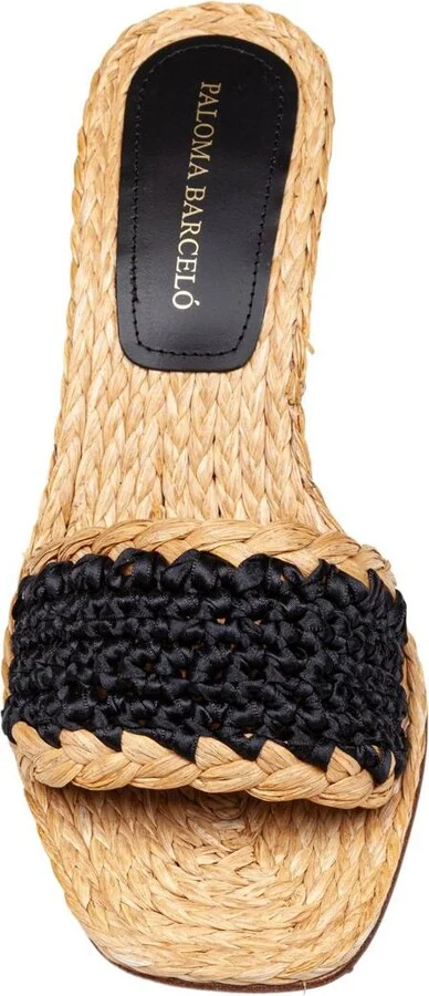 Paloma Barceló Raffia Sandal - Image 2