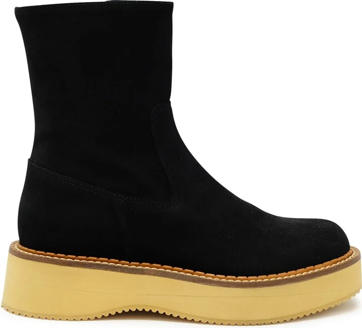Paloma Barcelo Suede Simone Crosta Boots