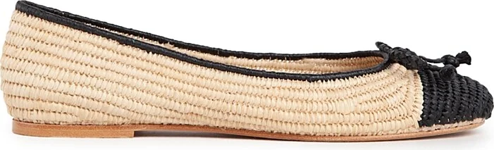 Paloma BARCELO Women's Idara Raffia Ballet Flats