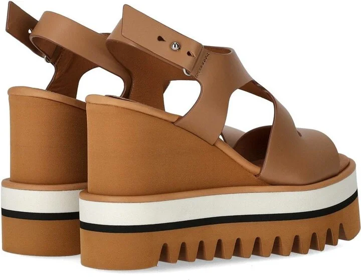 Paloma Barceló Zarine Camel Wedge Sandal - Image 4