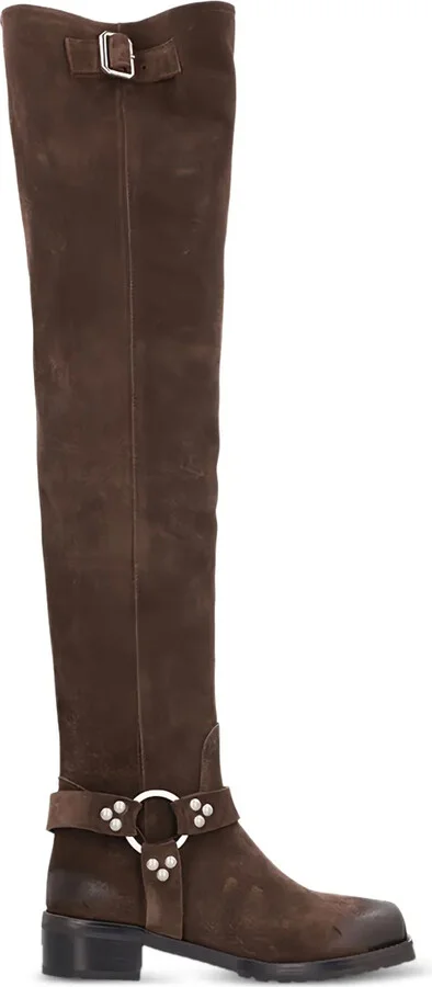 Paloma buckle-detail studded boots