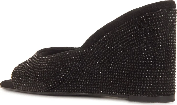 Paloma Crystal Wedge Sandal - Image 2