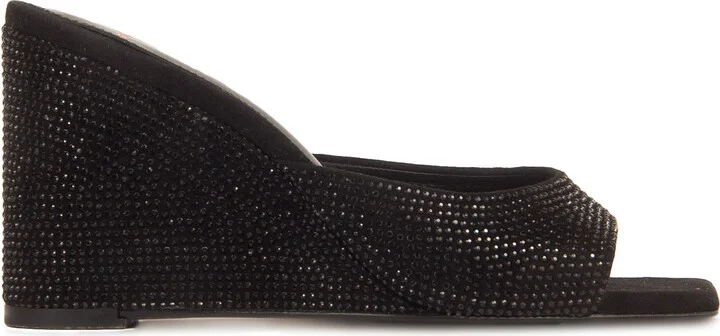 Paloma Crystal Wedge Sandal - Image 3