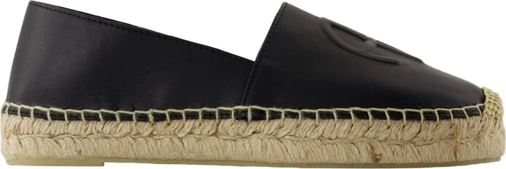 Paloma Espadrilles Flat Shoes - ANINE BING - Leather - Black
