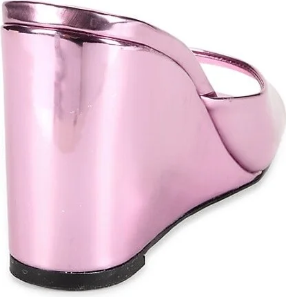 Paloma Leather Wedge Heel Sandals - Image 3