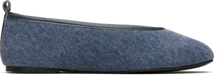 Paloma Wool Blue Pili Denim Ballerina Flats