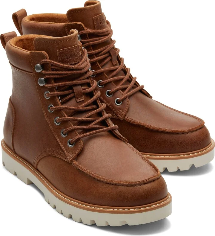 Palomar Tan Water Resistant Leather Boot - Image 3