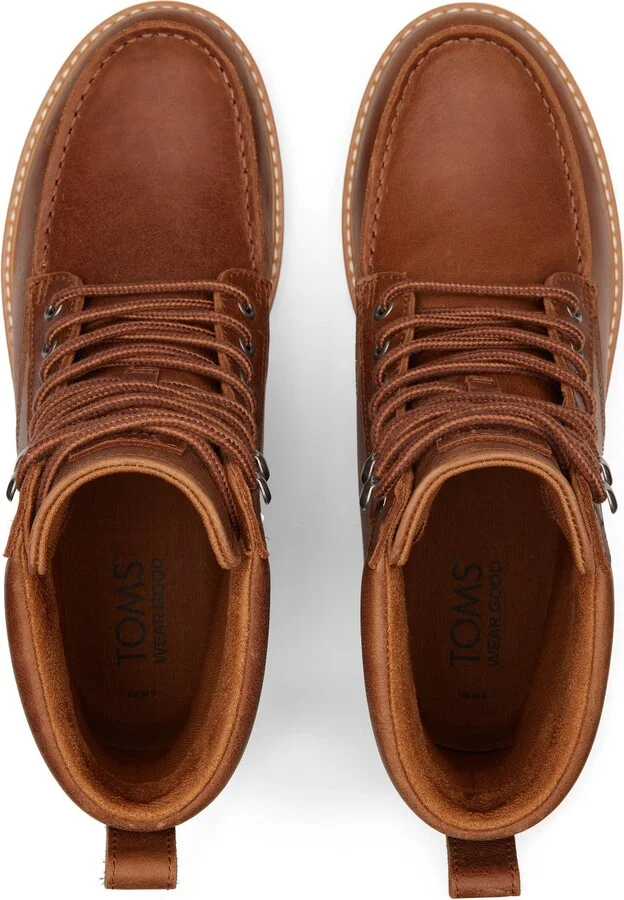 Palomar Tan Water Resistant Leather Boot - Image 5