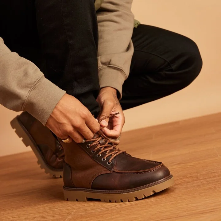 Palomar Waxed Canvas Leather Boot - Image 2
