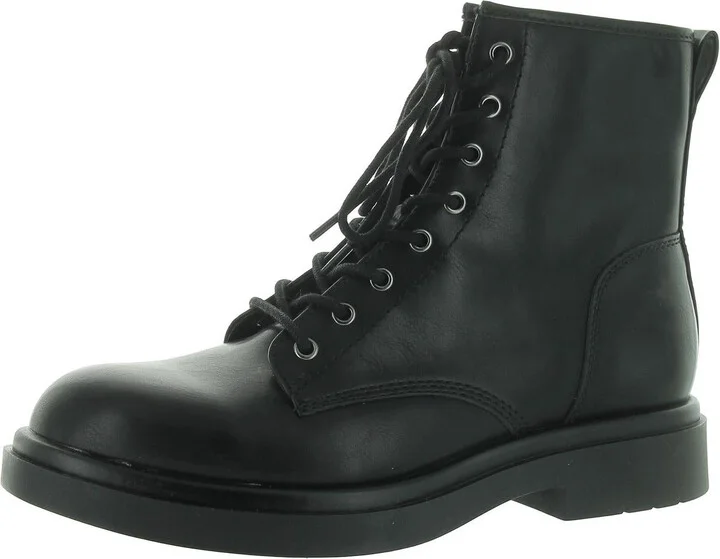 Palooma Womens Faux Leather Ankle Booties