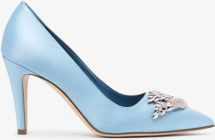 Palos 90 Satin Pumps